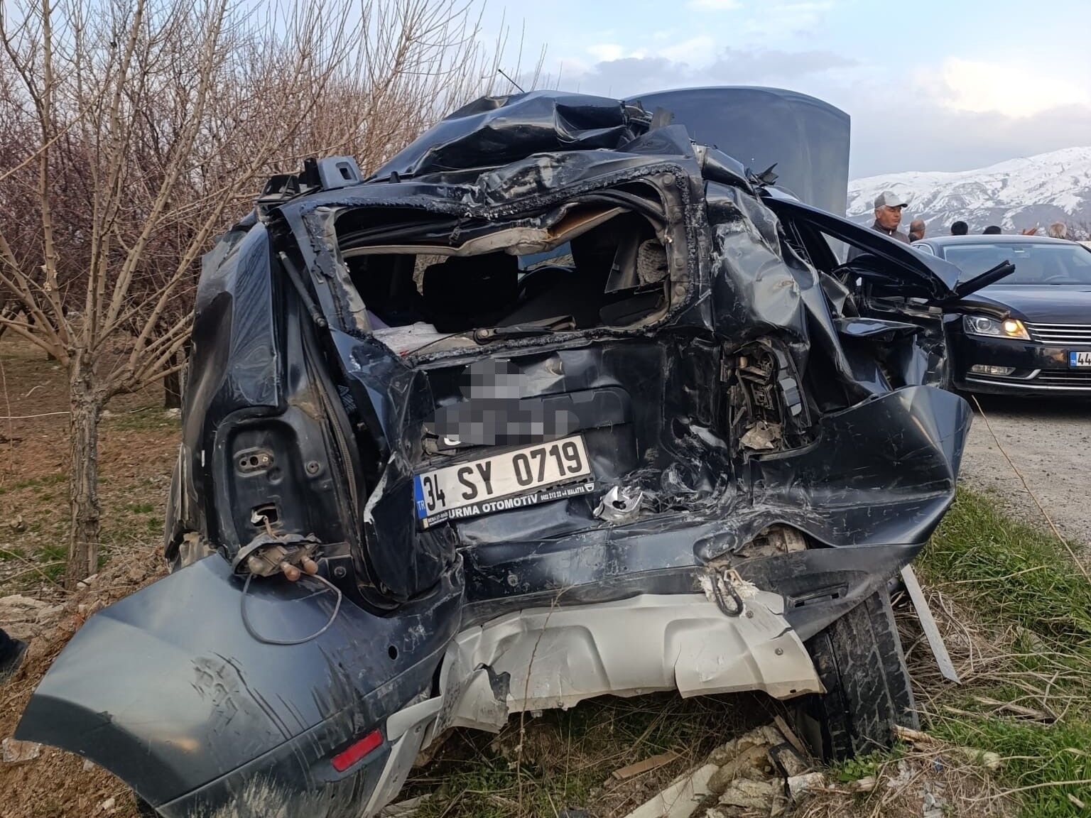 Malatya'da feci kazanın görüntüleri ortaya çıktı