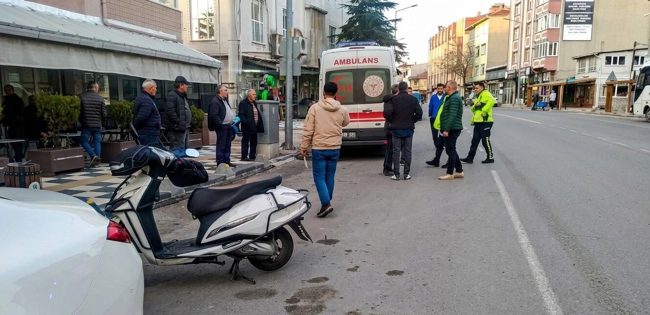Tekirdağ'da motosiklet devrildi: 1 yaralı