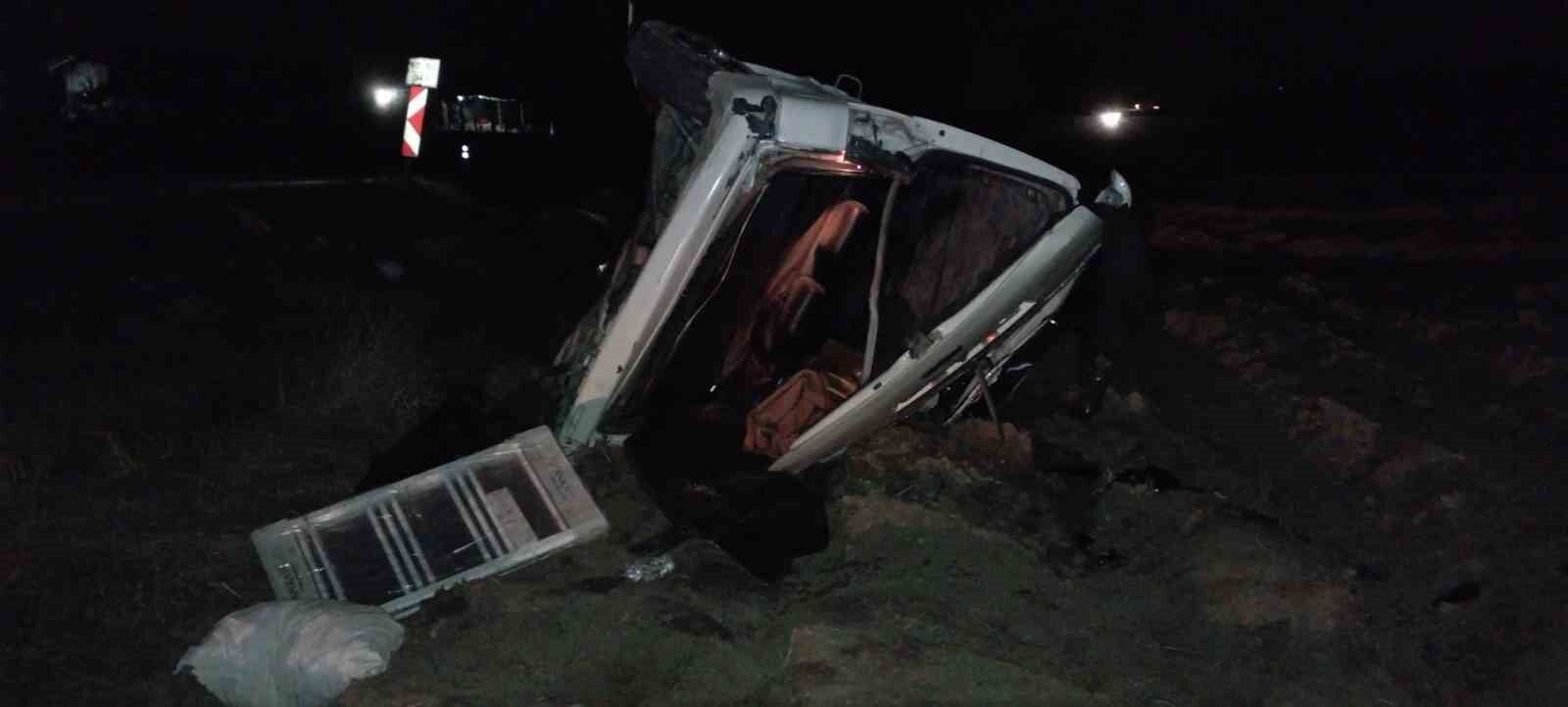 Tokat'ta minibüs devrildi: 1 yaralı