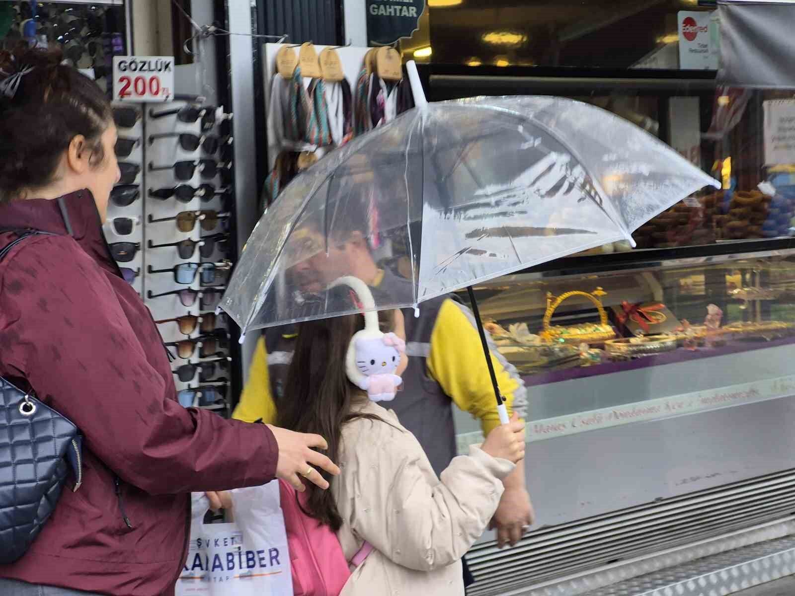 Eskişehir'de yağmur etkisini gösterdi