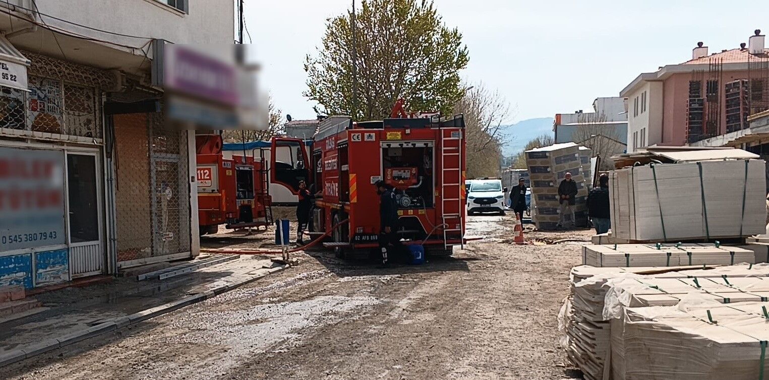 Gölbaşı'nda ev yangını korkuttu