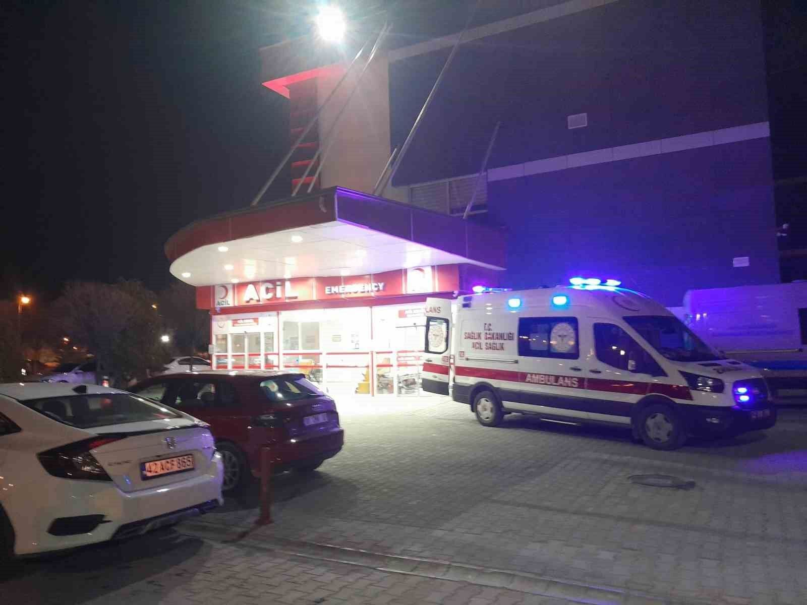 Karapınar'da iki otomobil çarpıştı: 4 yaralı