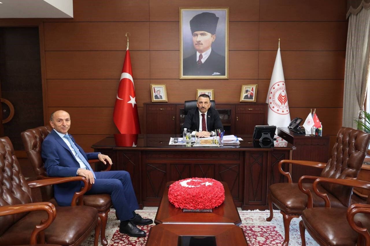 Keskin'den Vali Hacıbektaşoğlu'na veda ziyareti