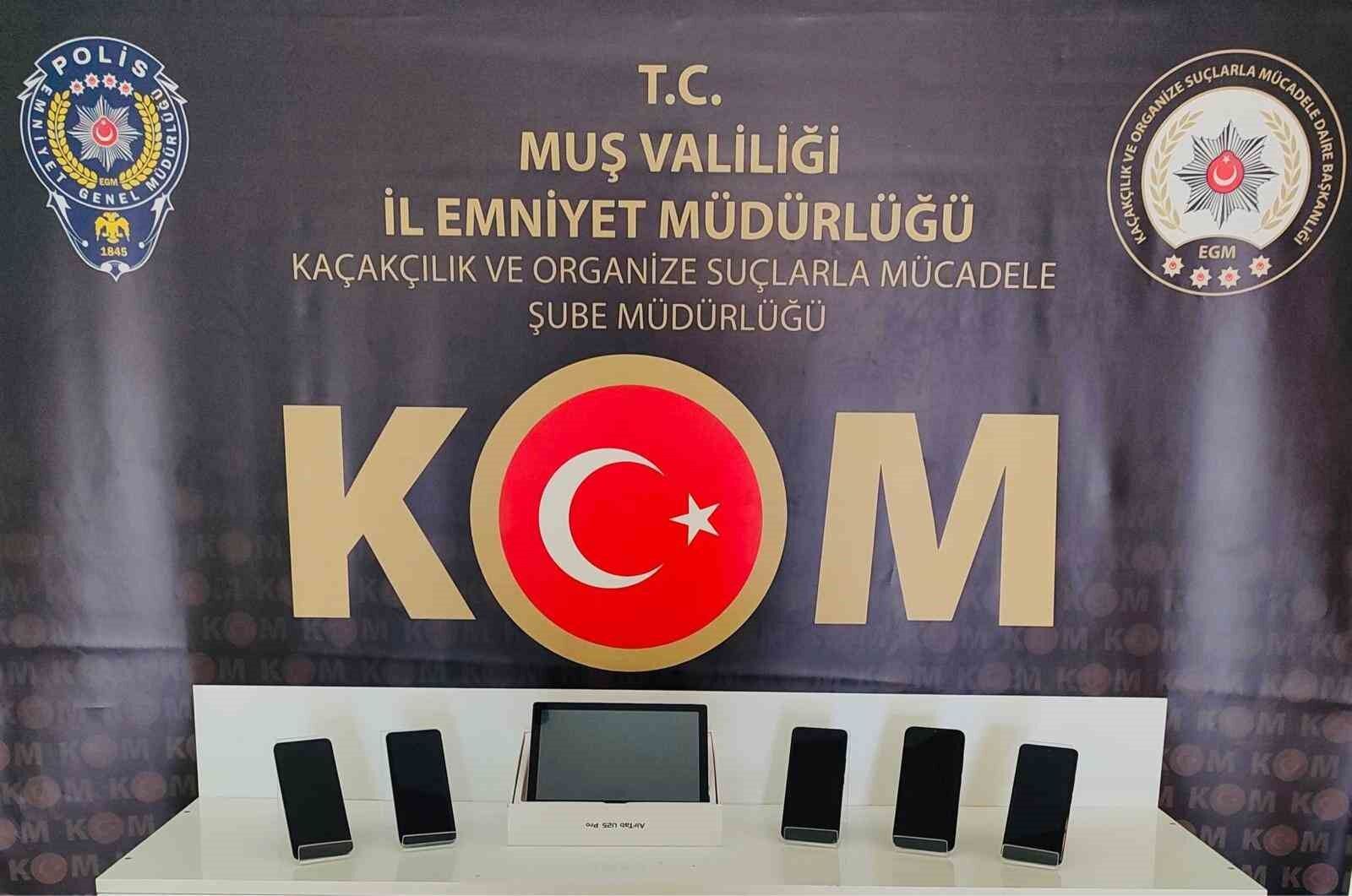 Muş'ta kaçakçılık operasyonu