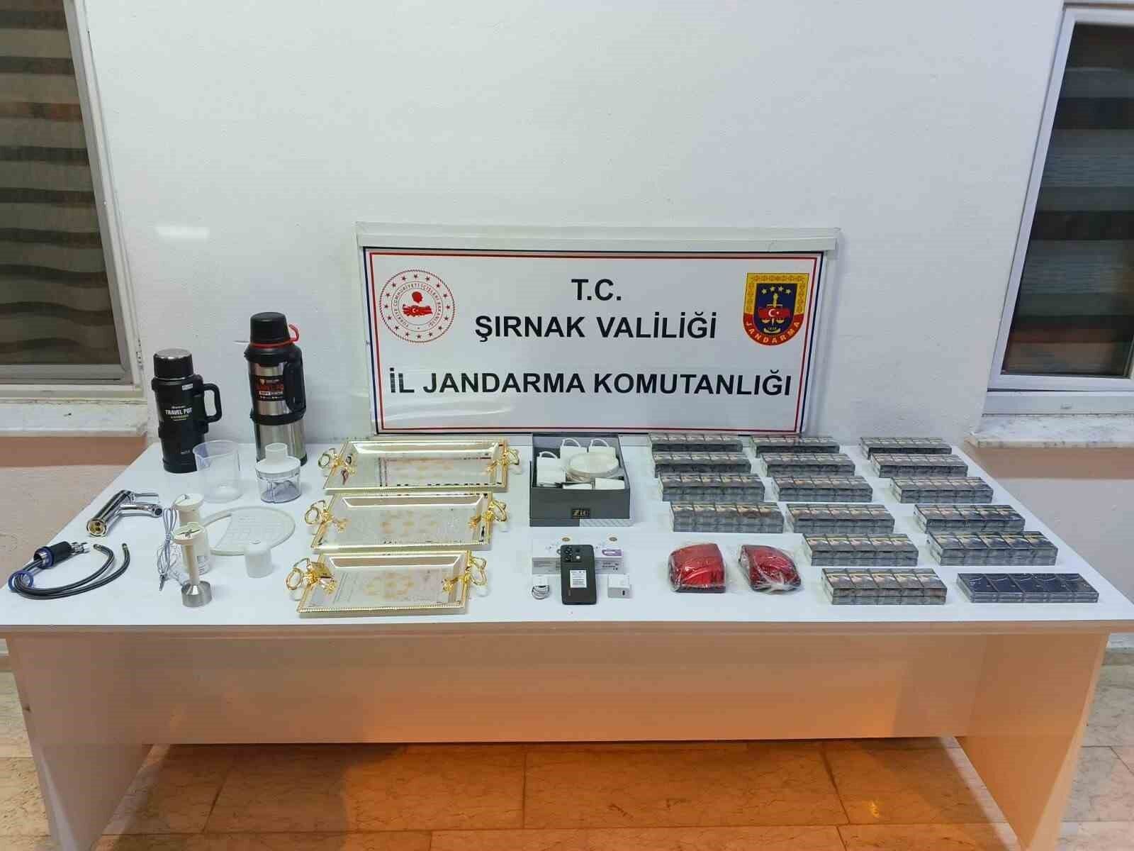 Şırnak'ta kaçakçılığa jandarma darbesi: 146 şüpheliye işlem