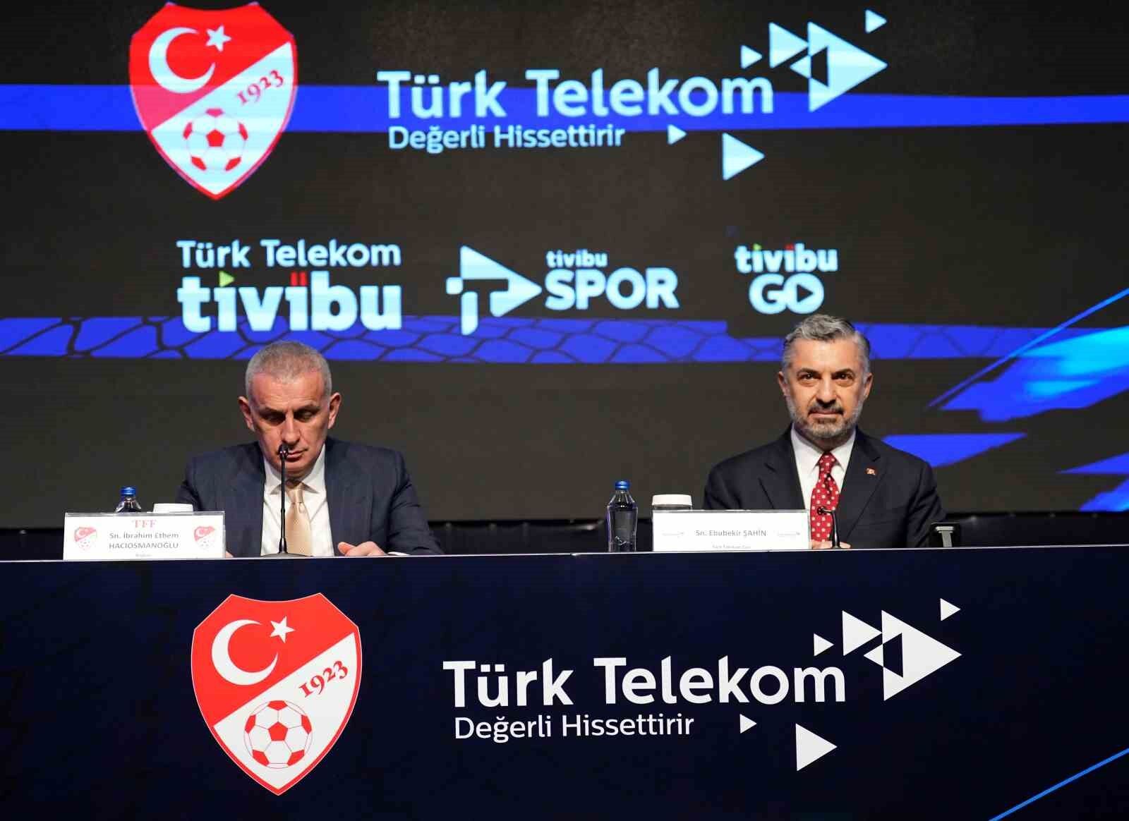 TFF ile Türk Telekom arasında 2. ve 3. Lig'in yayın anlaşması imzalandı
