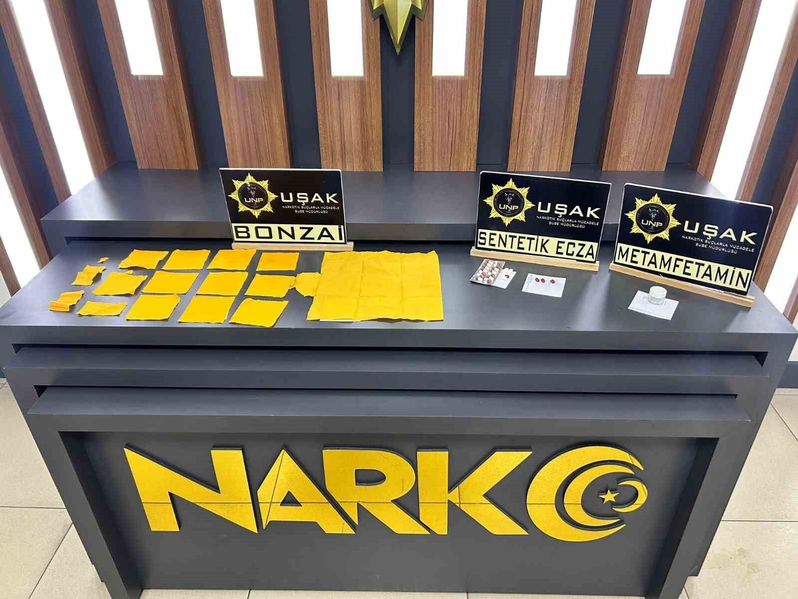 Uşak'ta uyuşturucu operasyonlarında gözaltına alınan 6 kişiden 5'i tutuklandı