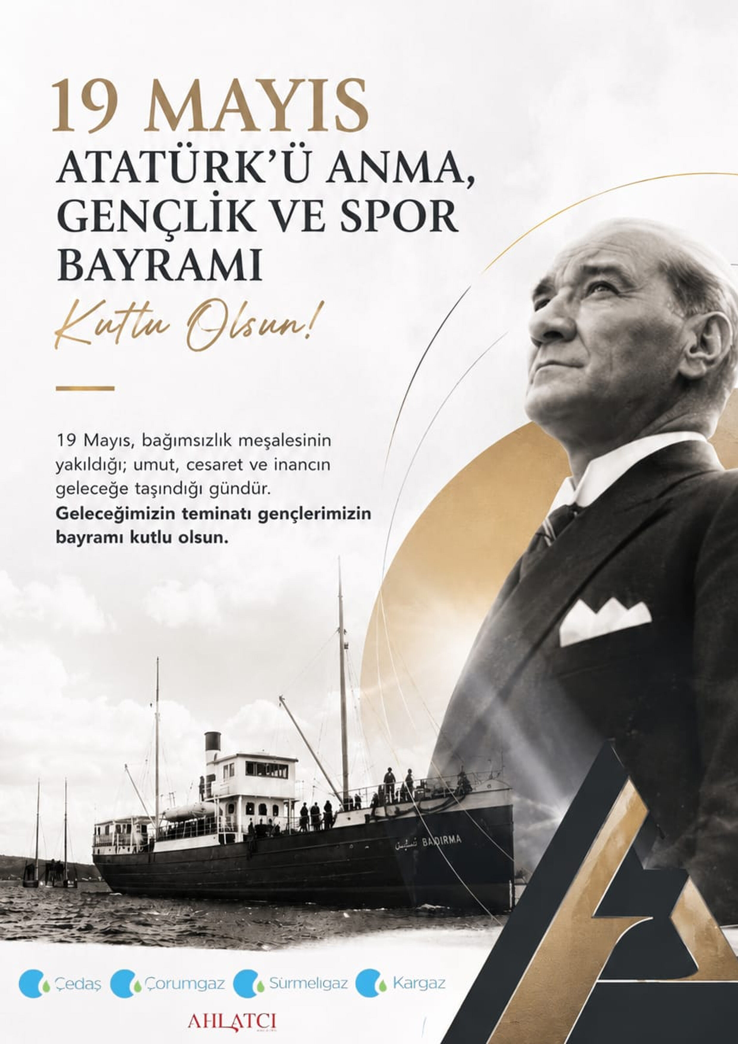 Ahlatçı Holding'den 19 Mayıs Atatürk’ü Anma, Gençlik Ve Spor Bayramı Mesajı