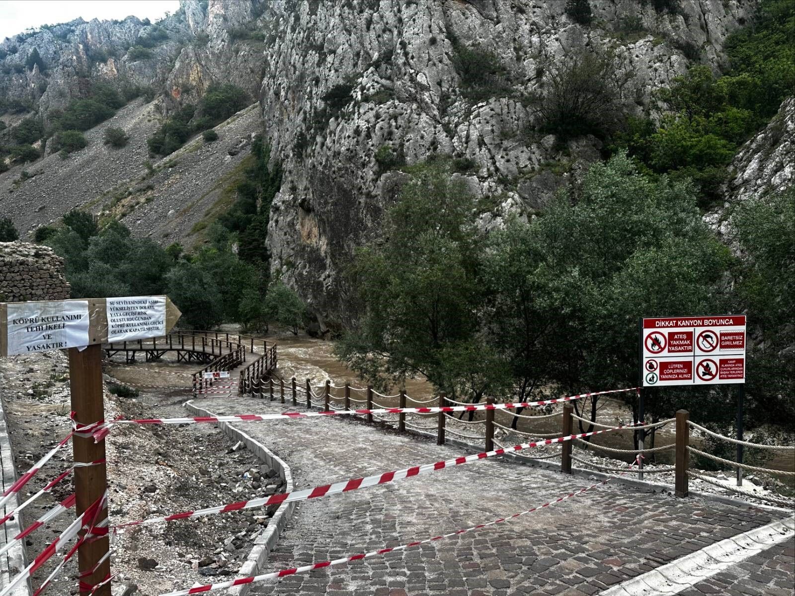 Kazankaya Kanyonu'nda Tedbir Alındı (1)
