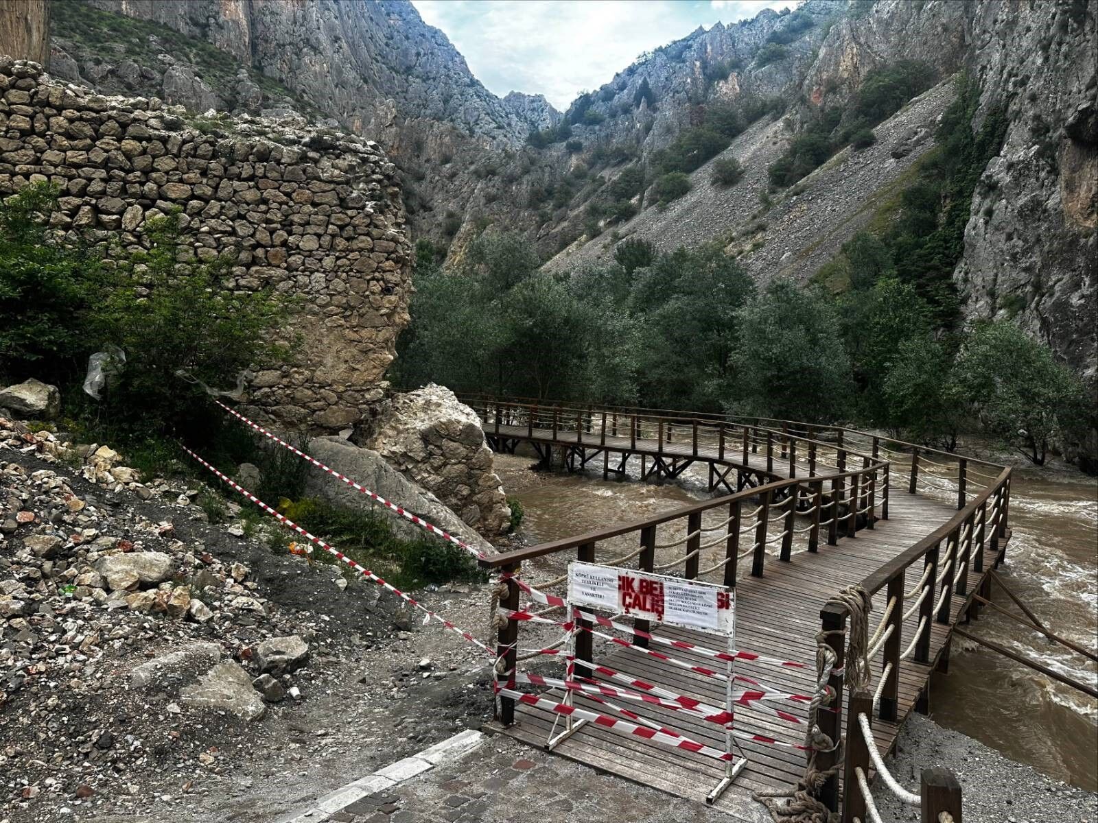 Kazankaya Kanyonu'nda Tedbir Alındı (2)