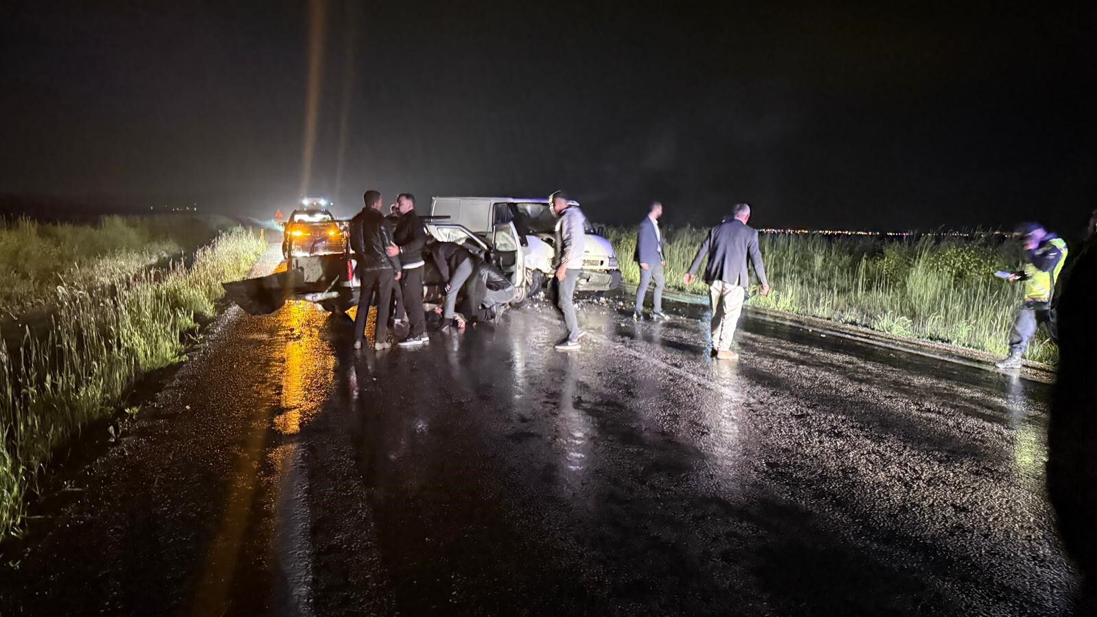 Yozgat'ta Pikap Ile Minibüs Çarpıştı 1 Kişi Hayatını Kaybetti (1)