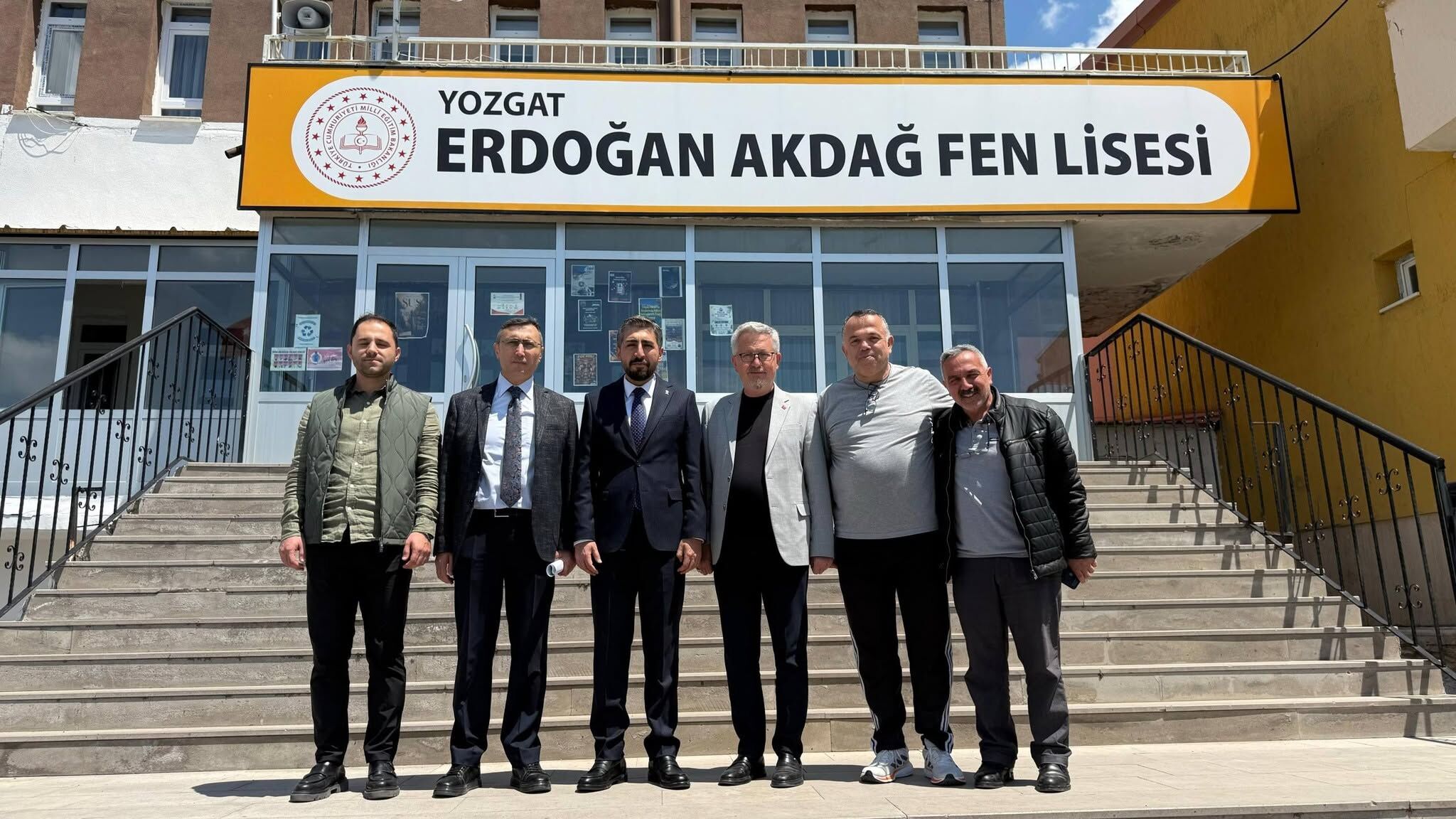 Ak Parti Yozgat Merkez İlçe Başkanı Şimşek'ten Mezun Olduğu Okula Vefa Ziyareti (2)