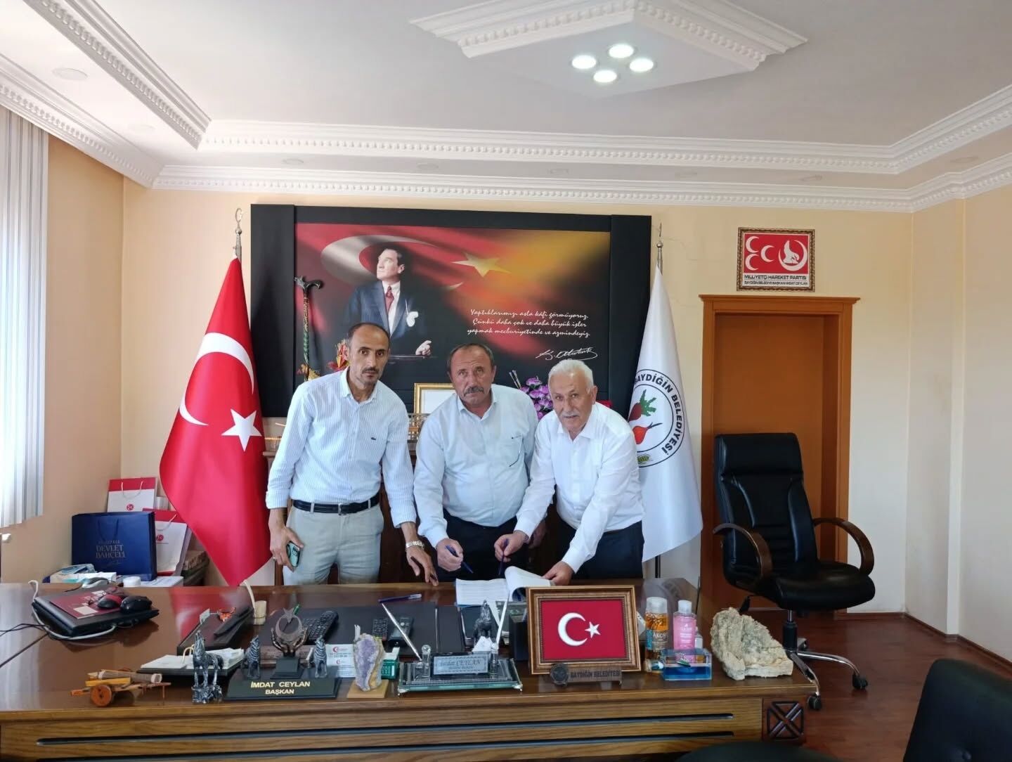 Baydiğin Belediyesi'nde Toplu İş Sözleşmesi İmzalandı