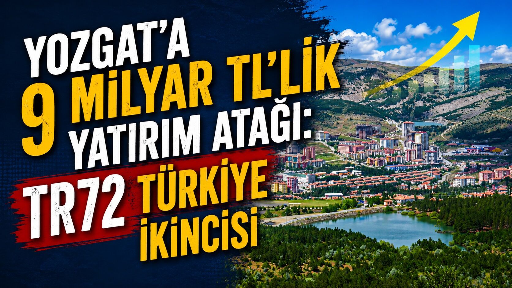 Yozgat'a 9 Milyar TL'lik Yatırım Atağı: TR72 Türkiye İkincisi