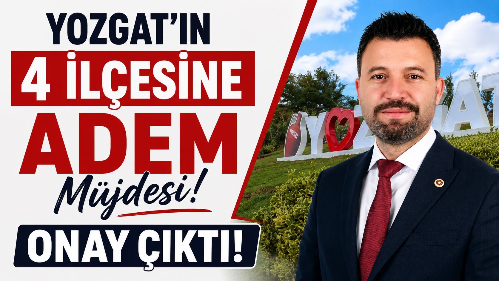 Yozgat'ın 4 İlçesine ADEM Müjdesi: Onay Çıktı