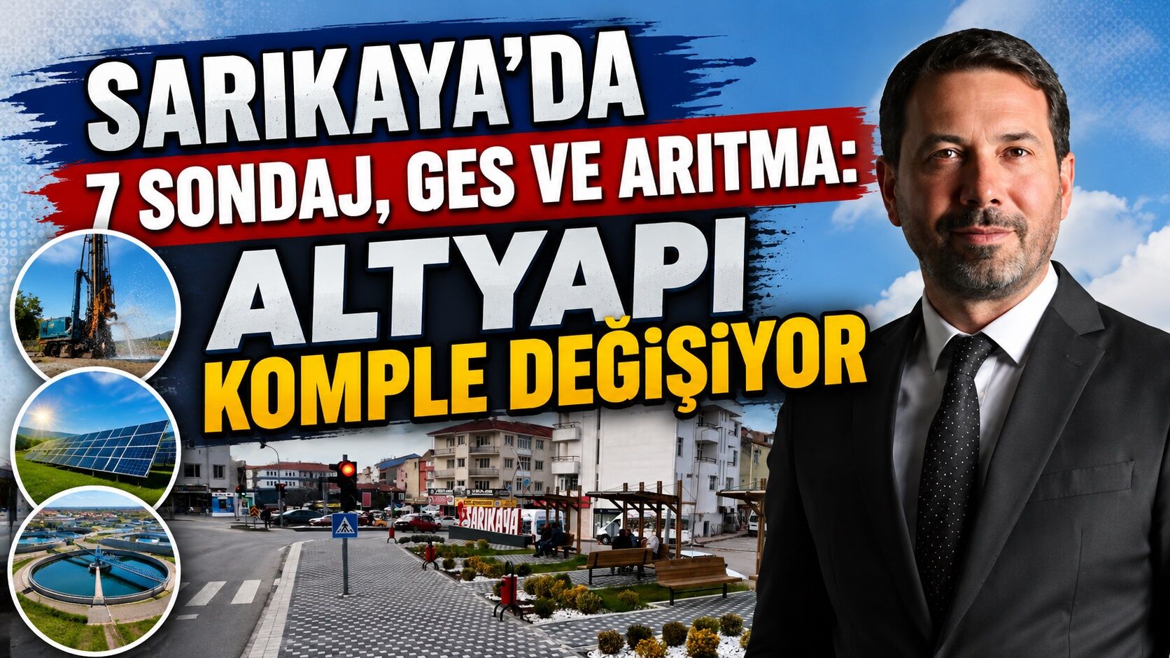 Sarıkaya'da 7 Sondaj, GES ve Arıtma: Altyapı Komple Değişiyor