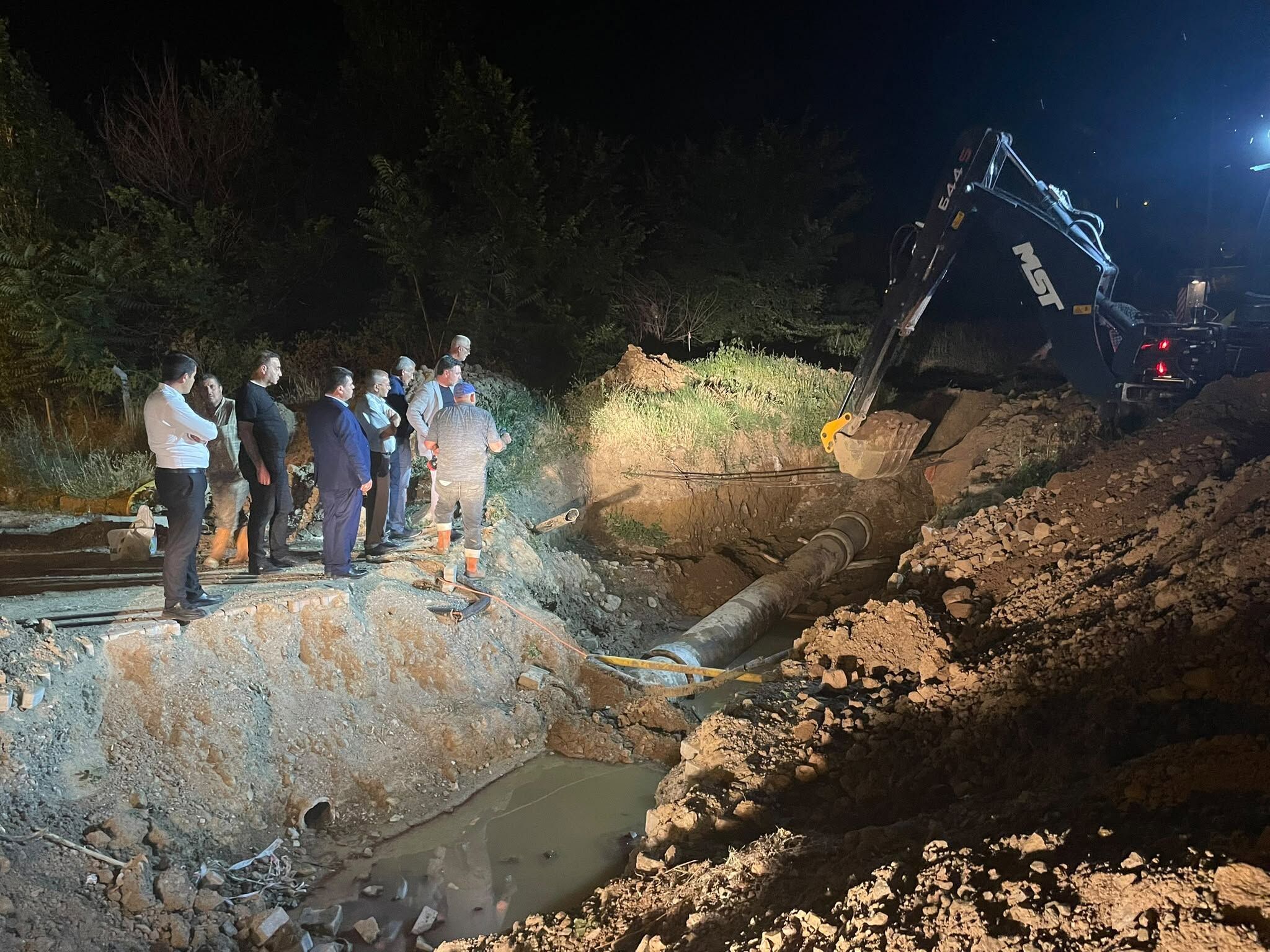 Yerköy'de Su Krizi Arıza Gece Yarısı Çözüldü