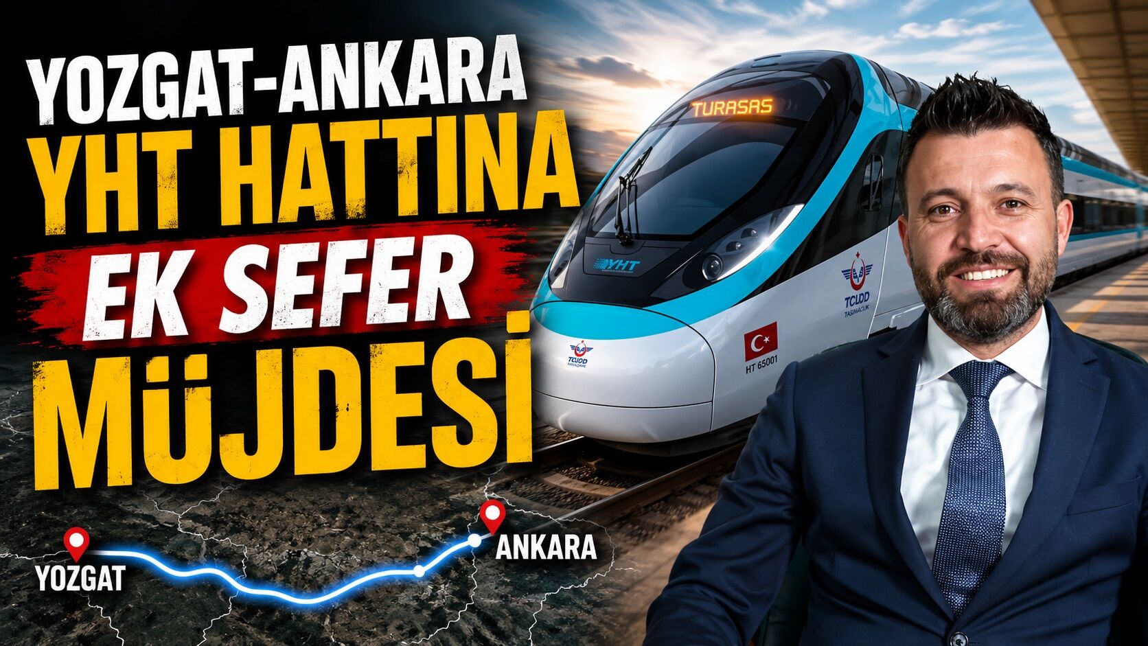 Yozgat-Ankara YHT Hattına Ek Sefer Müjdesi