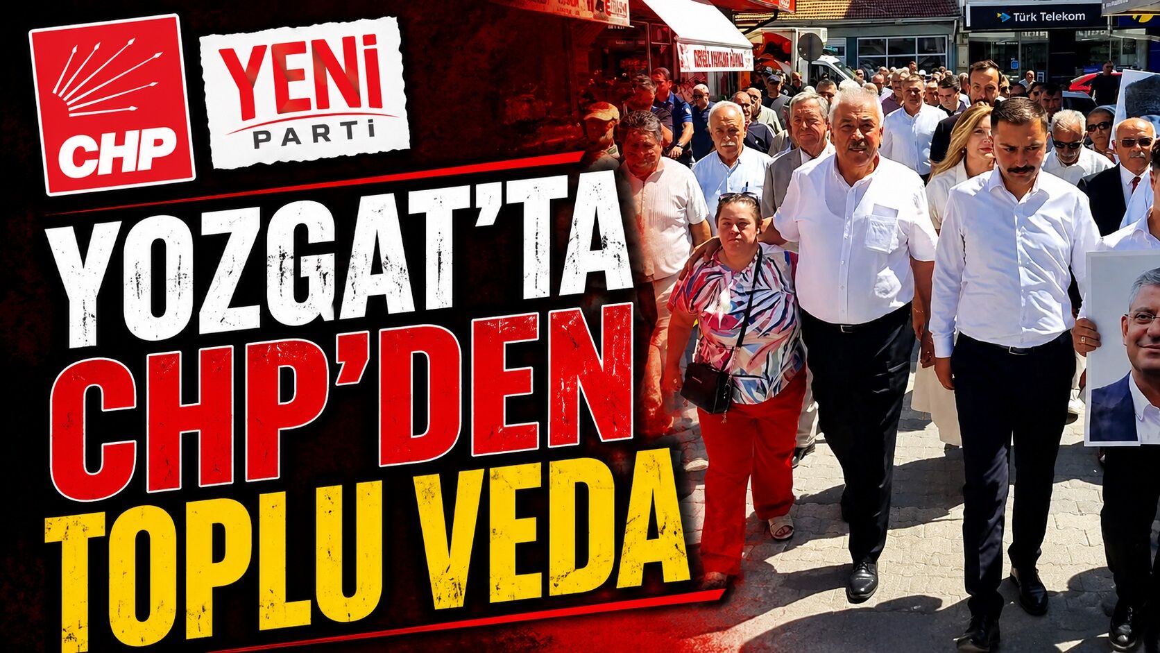 Yozgat'ta CHP'den Toplu Veda