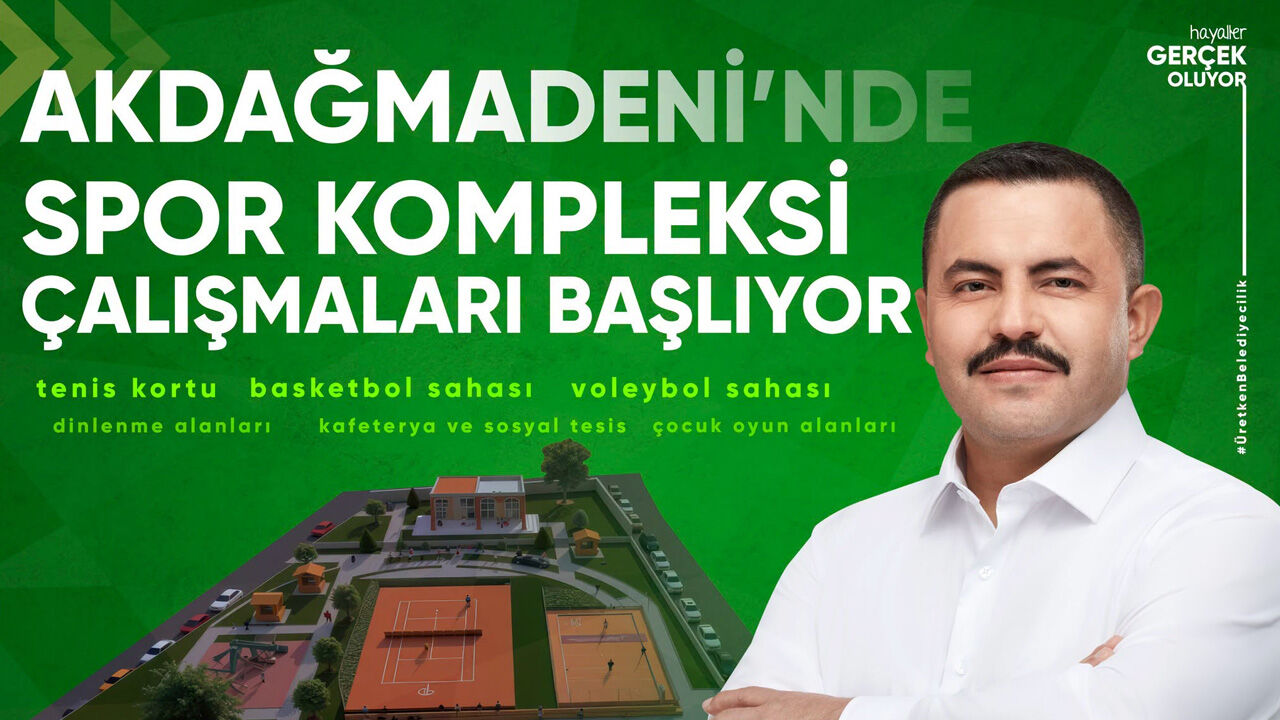 Akdağmadeni'ne Dev Spor Kompleksi Geliyor