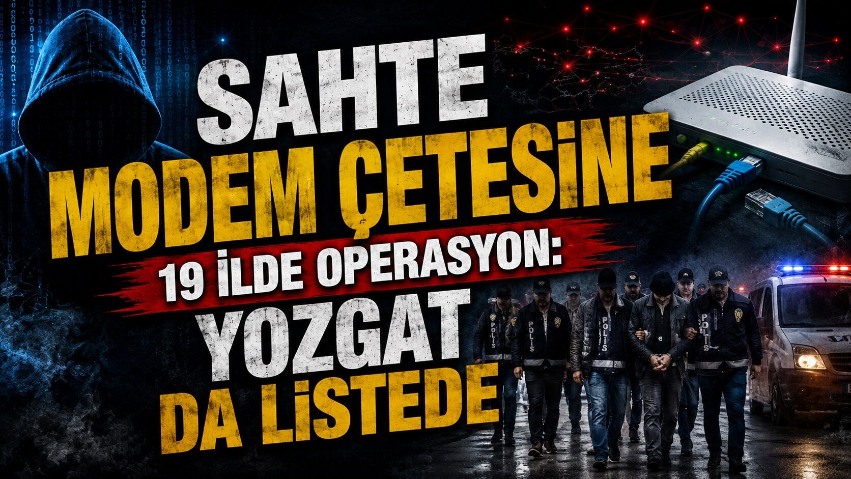 Sahte Modem Çetesine 19 İlde Operasyon: Yozgat da Listede