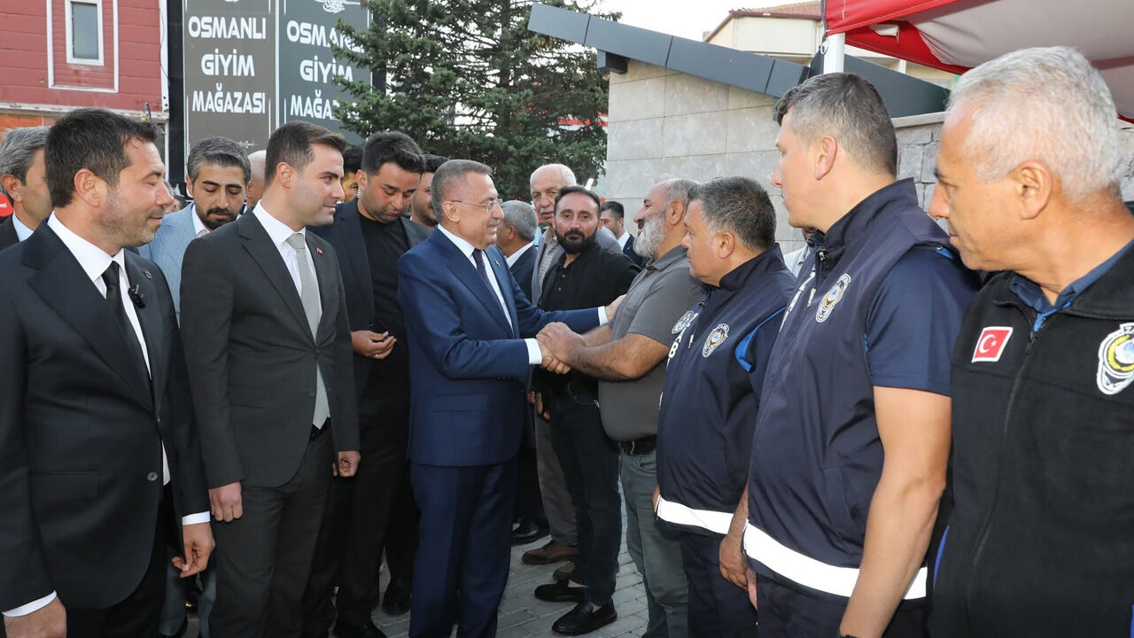 Yozgat'ta Fuat Oktay'a Sıcak Karşılama (2)