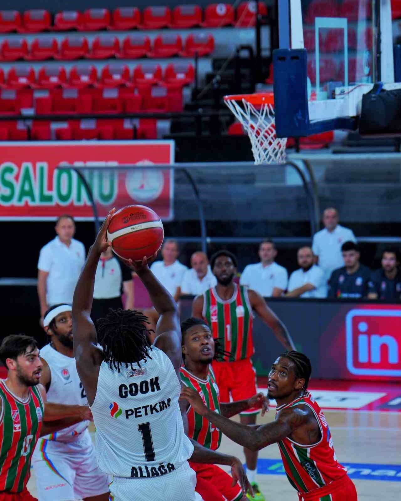 Aliağa Petkimspor, hazırlık maçında Karşıyaka'yı mağlup etti