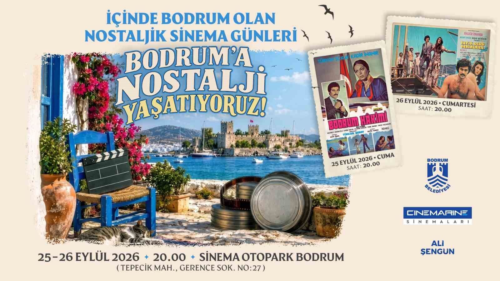 Bodrum'da Nostaljik Sinema Günleri düzenleniyor