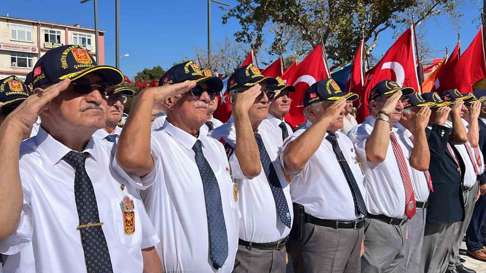 Çanakkale'de Gaziler Günü çelenk töreniyle kutlandı