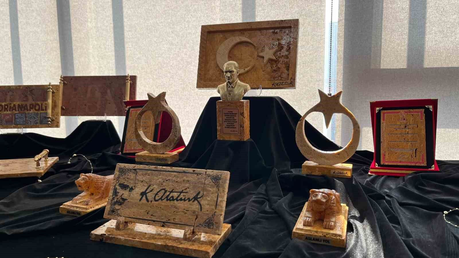 Coğrafi işaretli Eskipazar Sarı Traverten Taşı katma değerli ürünlere dönüştürülecek