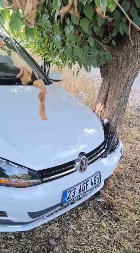Elazığ'da trafik kazası :2 yaralı