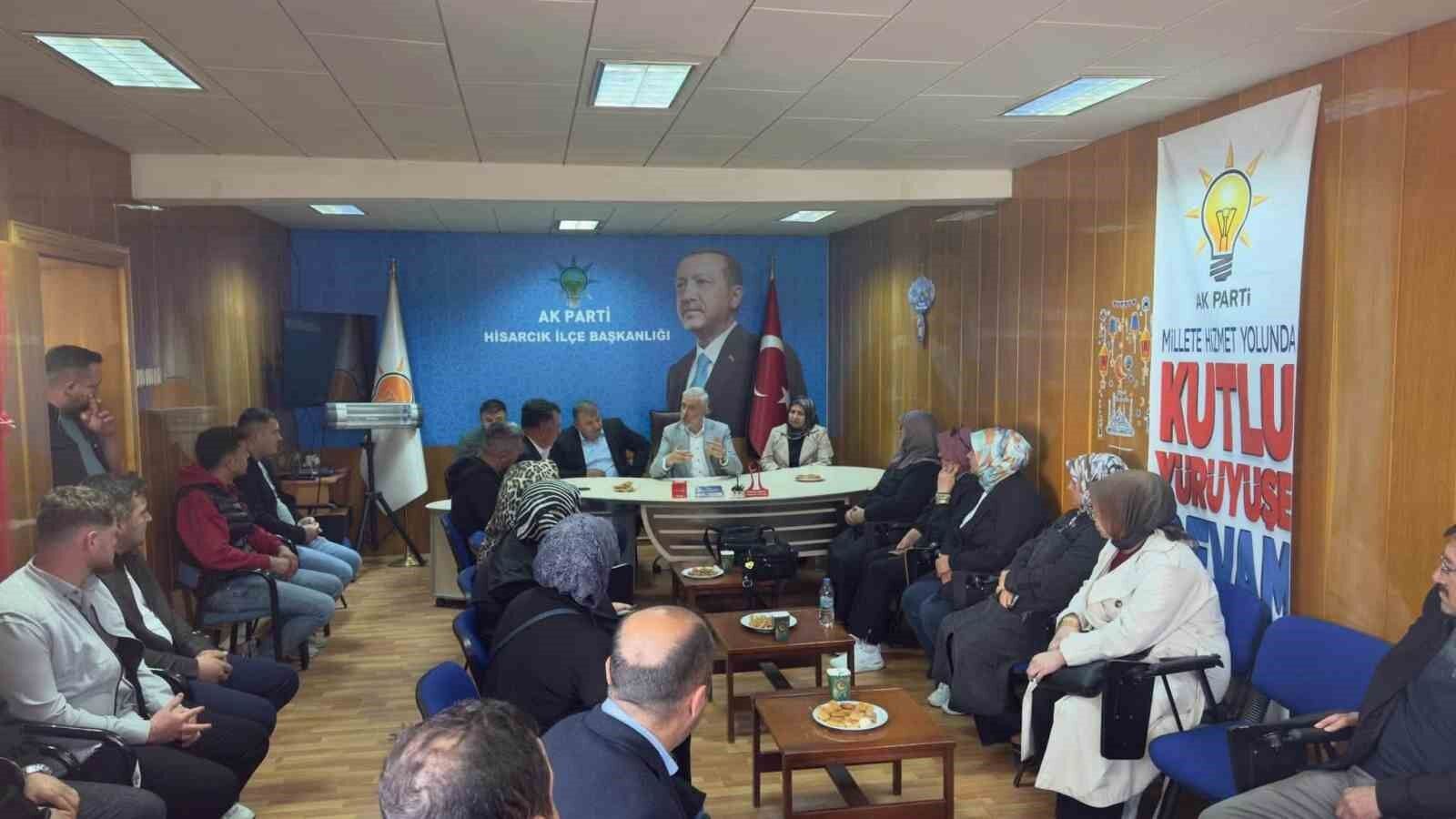 Hisarcık AK Parti'de teşkilat çalışmaları değerlendirildi