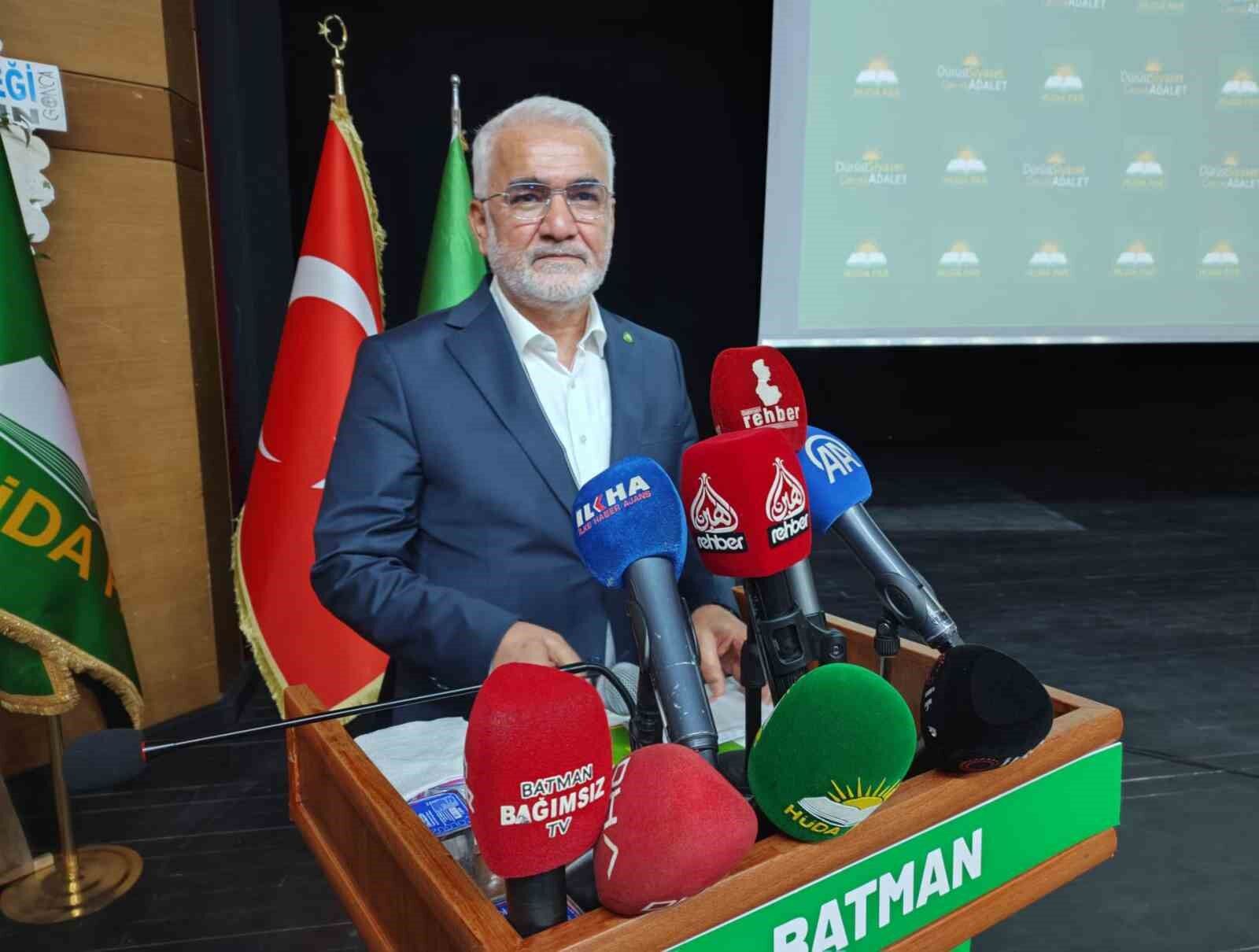 HÜDA PAR Genel Başkanı Yapıcıoğlu: 'Önümüze yepyeni bir sayfa açılacak ve şiddet sayfası kapanacak'