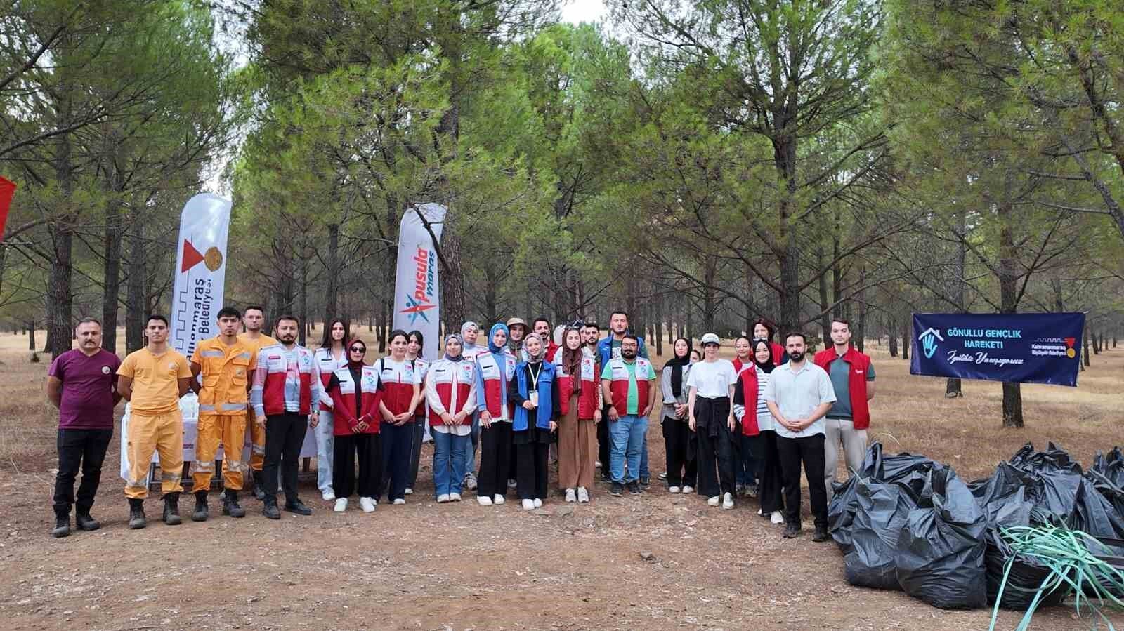 Kahramanmaraş Kapıçam Tabiat Parkı'nda çevre temizliği