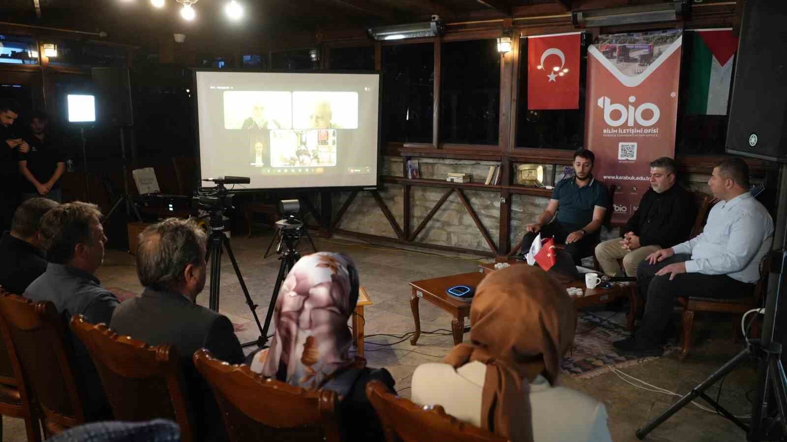 KBÜ'de 'Gazze'de Üniversite Olmak' paneli düzenlendi