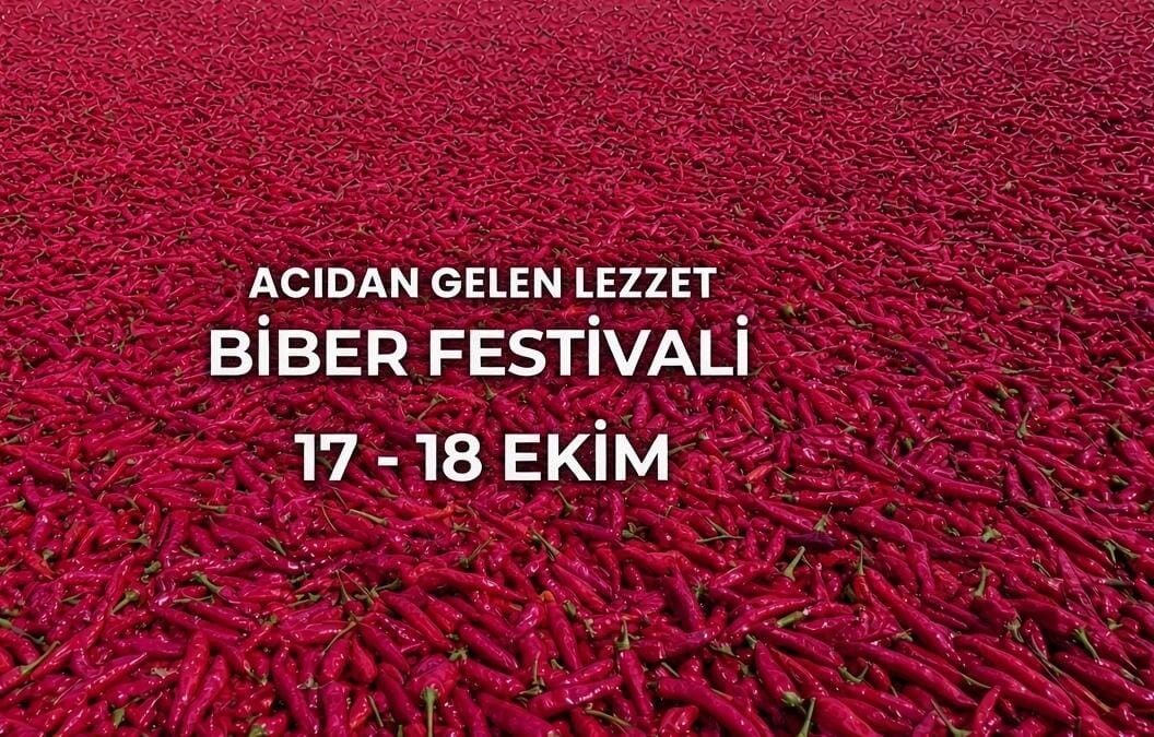 Kilis'te Biber Festivali başlıyor