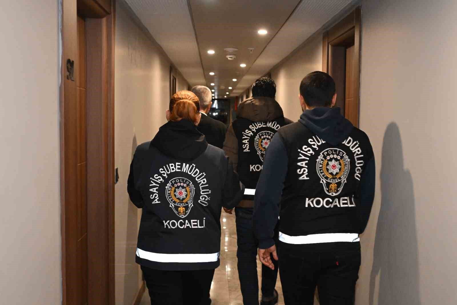 Kocaeli'de aranan 54 şüpheli tutuklandı