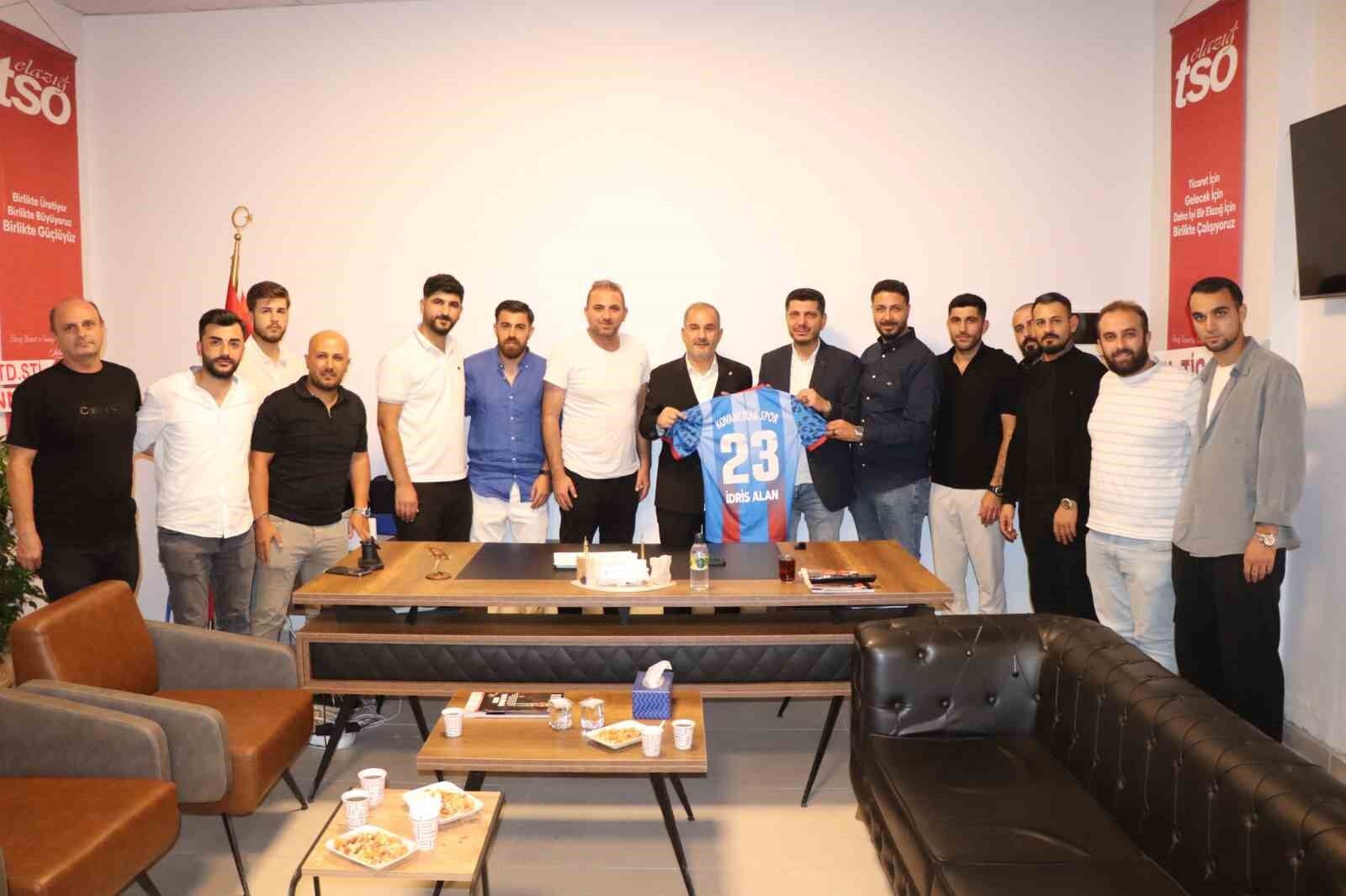 Kovancılarspor'dan Başkan Alan'a destek