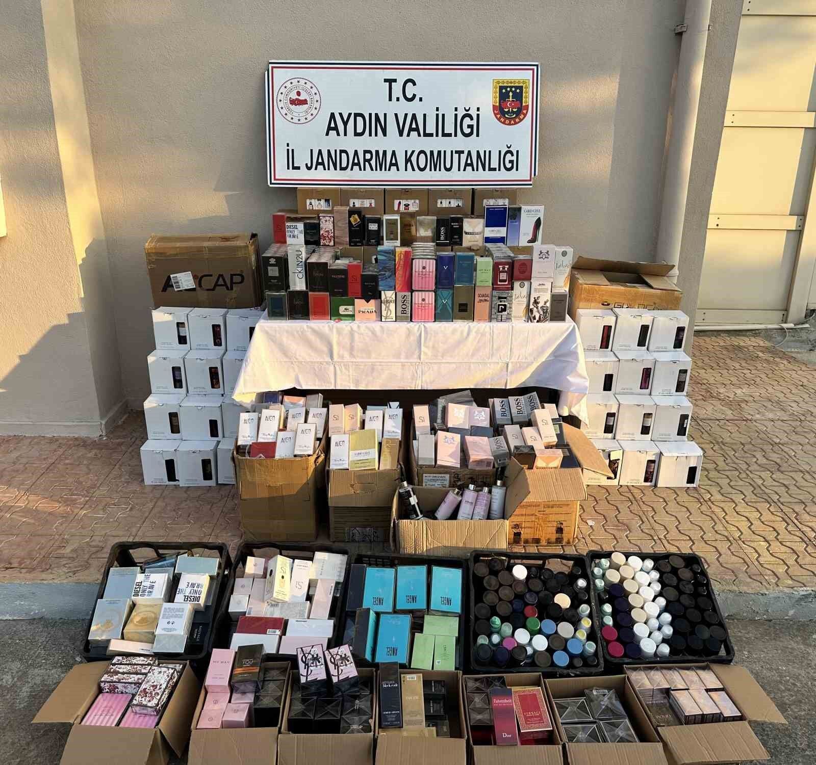 Kuşadası'nda 4 milyon TL değerinde kaçak kozmetik ürün ele geçirildi
