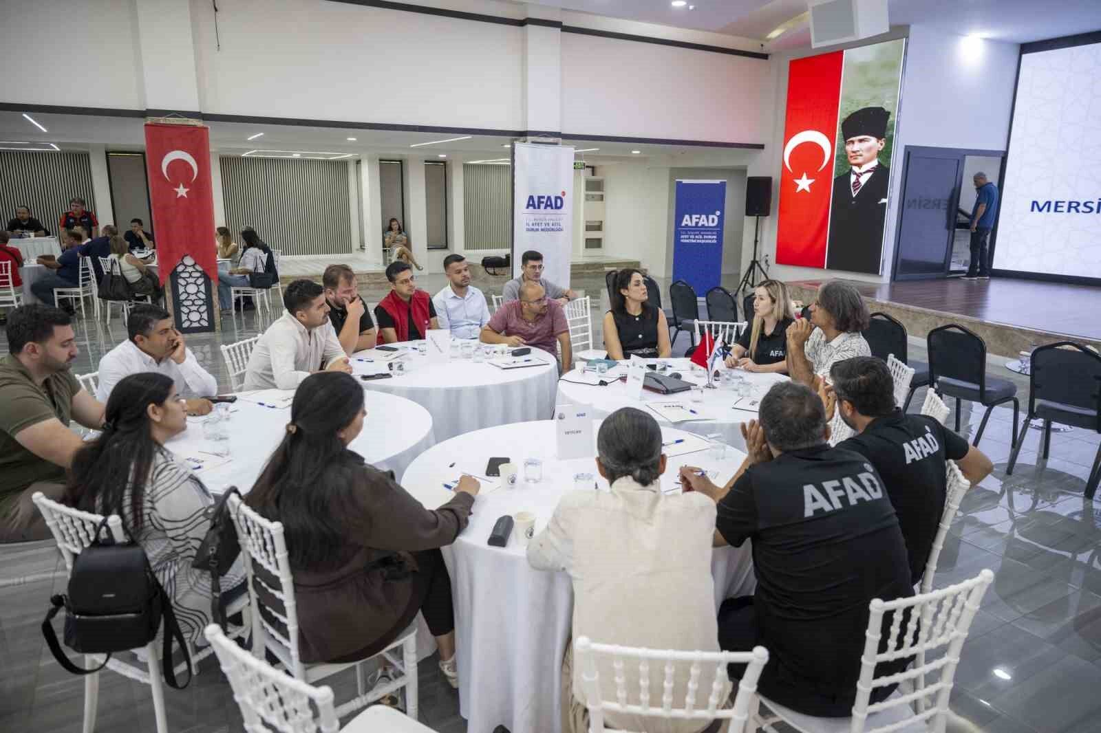 Mersin'in afet riskleri için 5 yıllık eylem planı hazırlanıyor