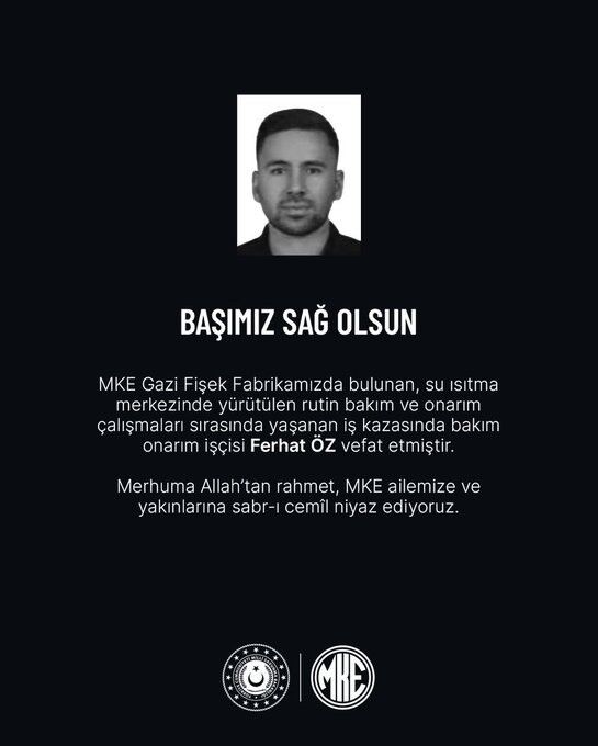 MKE fabrikasında iş kazası: 1 ölü, 1'i ağır 3 yaralı