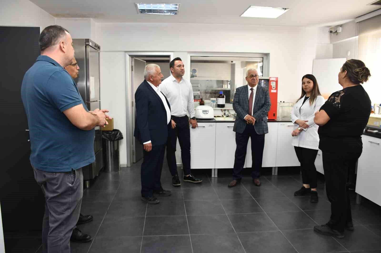 Mülkiye Başmüfettişi Şahin, Aydın Ticaret Borsası Laboratuvarı'nı inceledi
