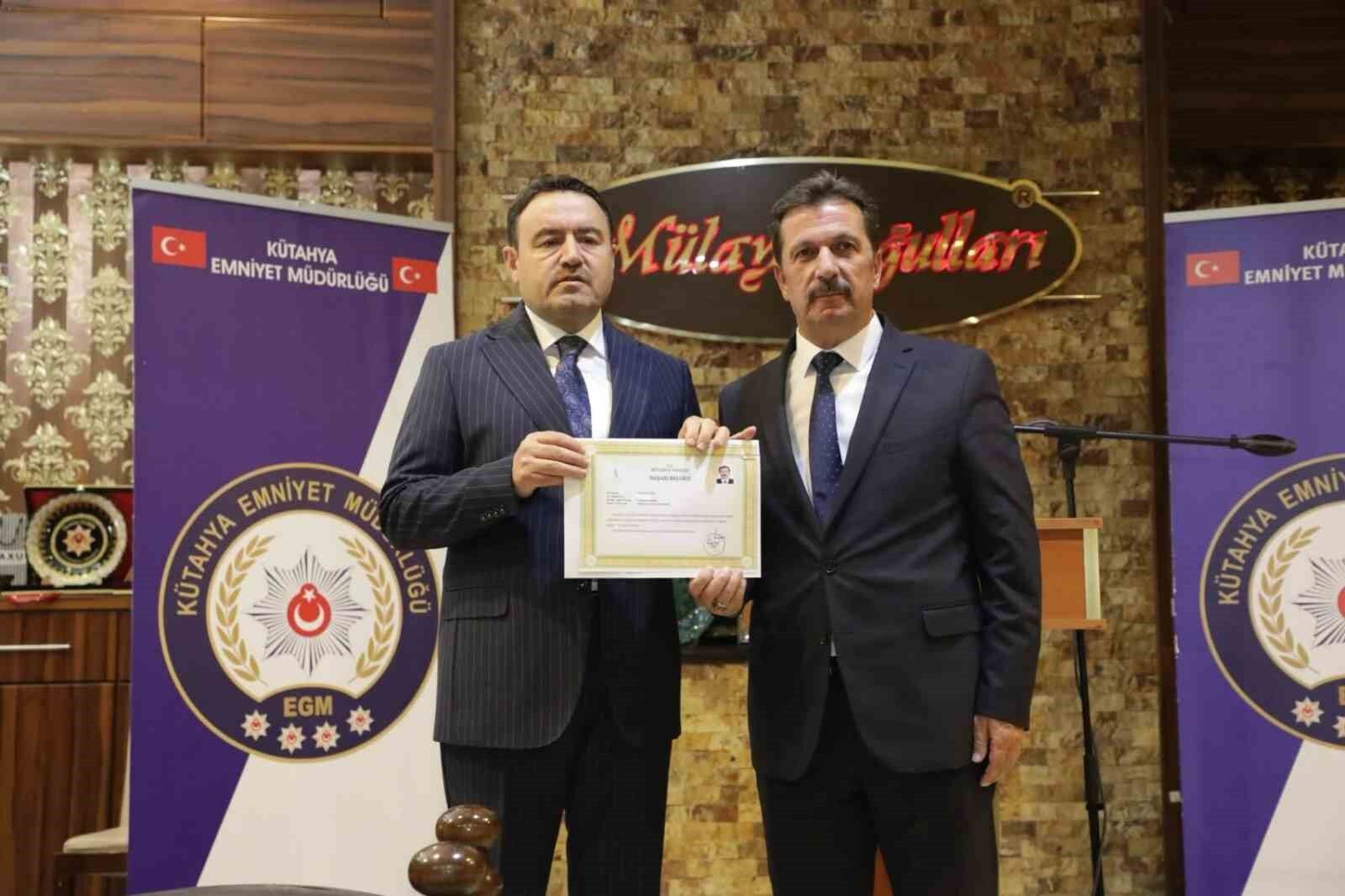 Osman Elbir için Kütahya'da veda yemeği düzenlendi