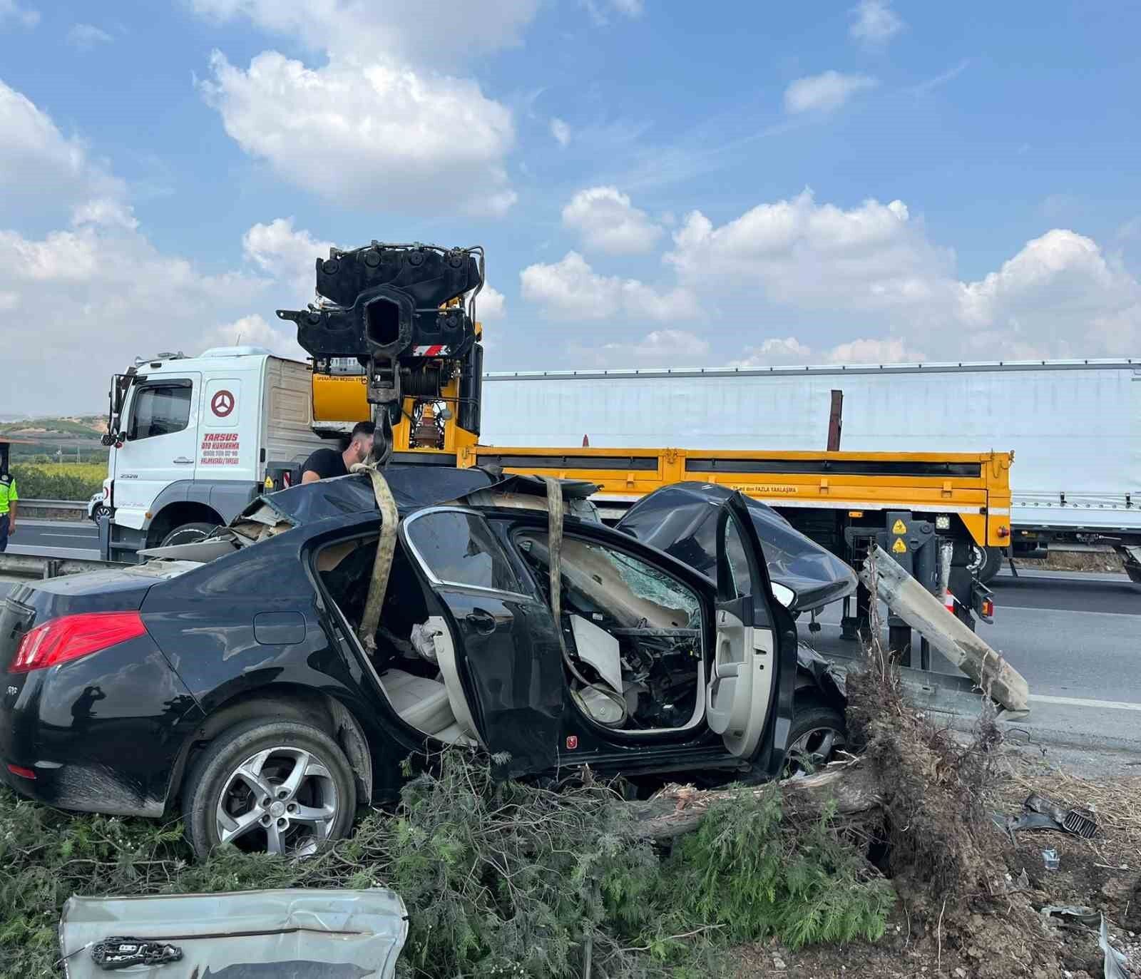Tarsus'ta trafik kazası, 1 ölü