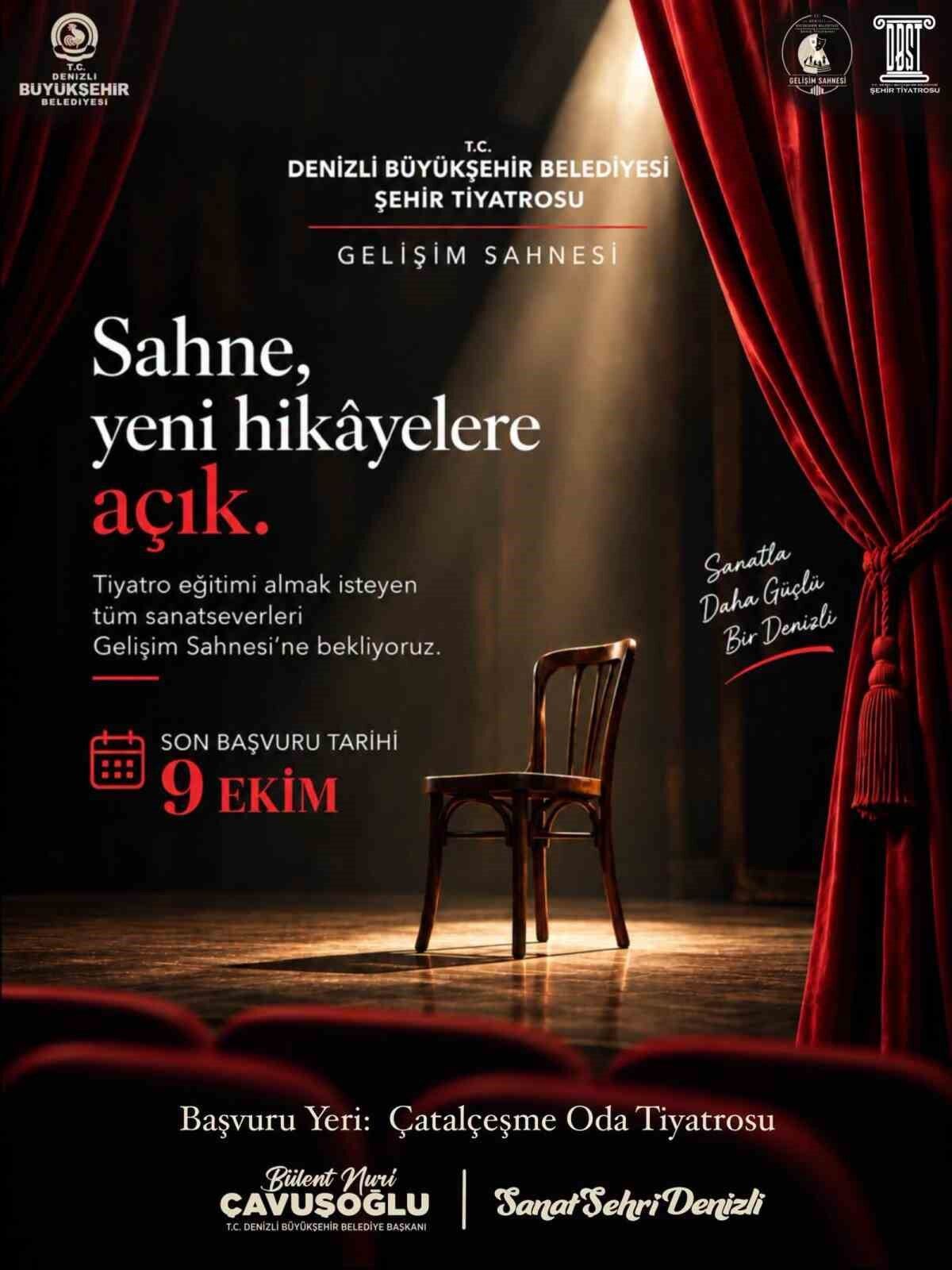 Tiyatro hayali kuranlara Gelişim Sahnesi kapılarını açıyor