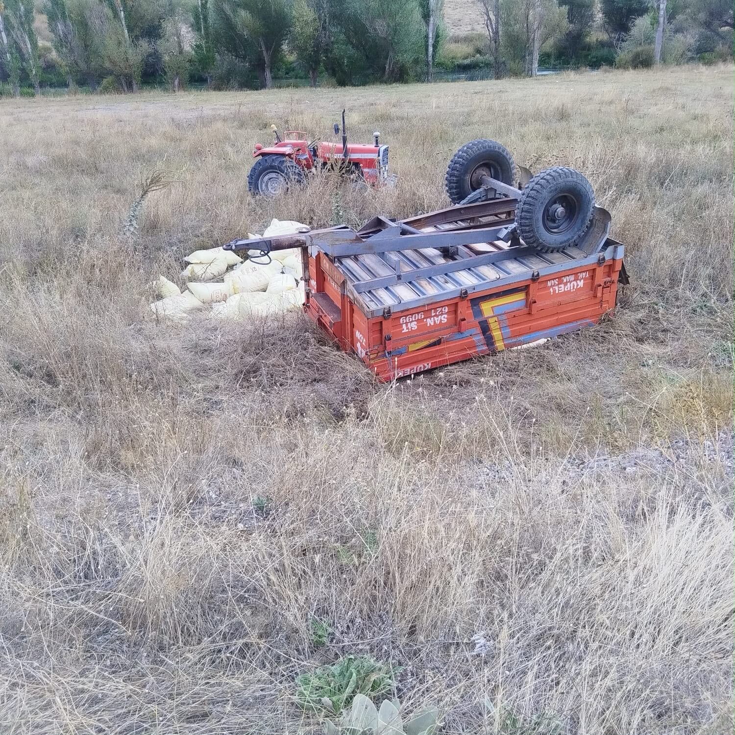 Tomarza'da traktör kazası: 1 ölü