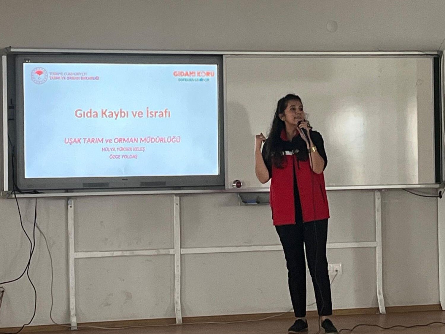 Uşak'ta öğrencilere gıda kaybı ve israfına karşı farkındalık eğitimi