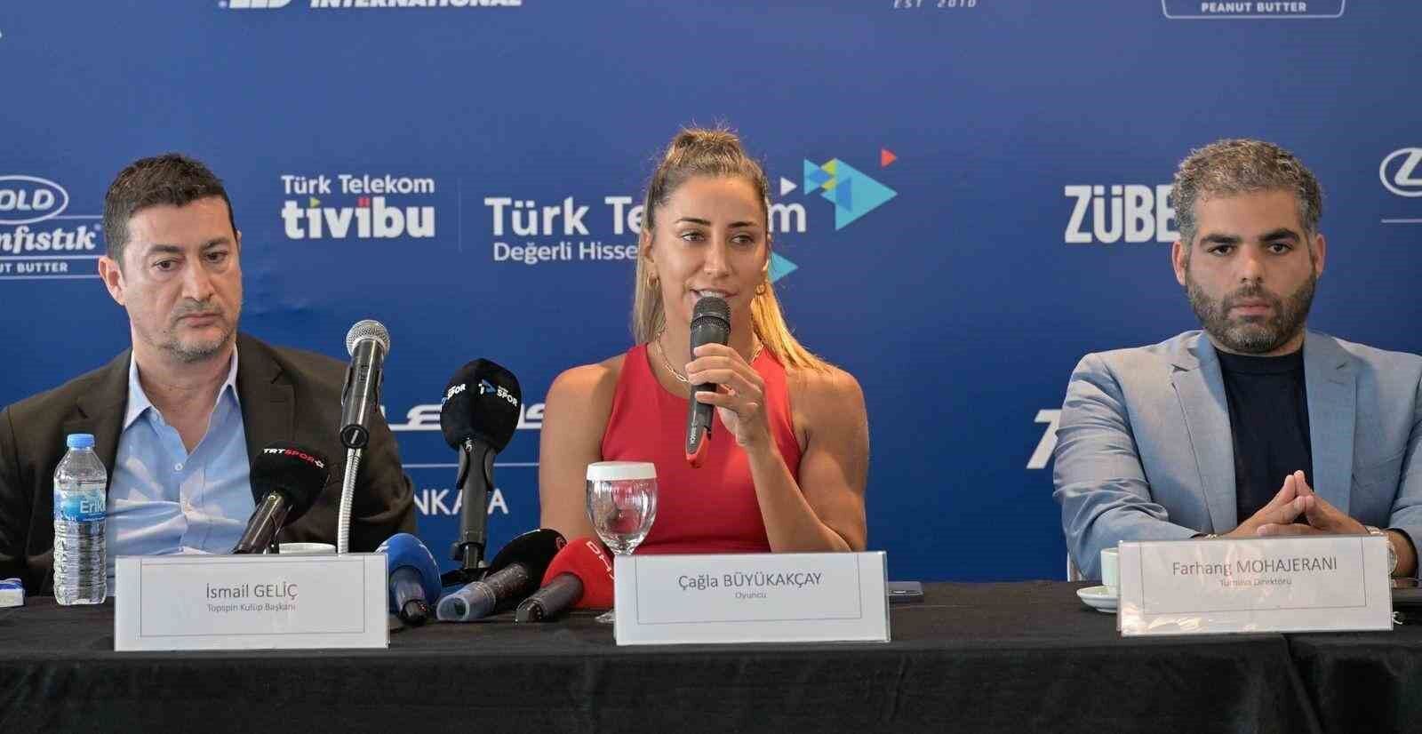 WTA 125 Türk Telekom Ankara Open açılış toplantısında basın mensuplarıyla buluştu