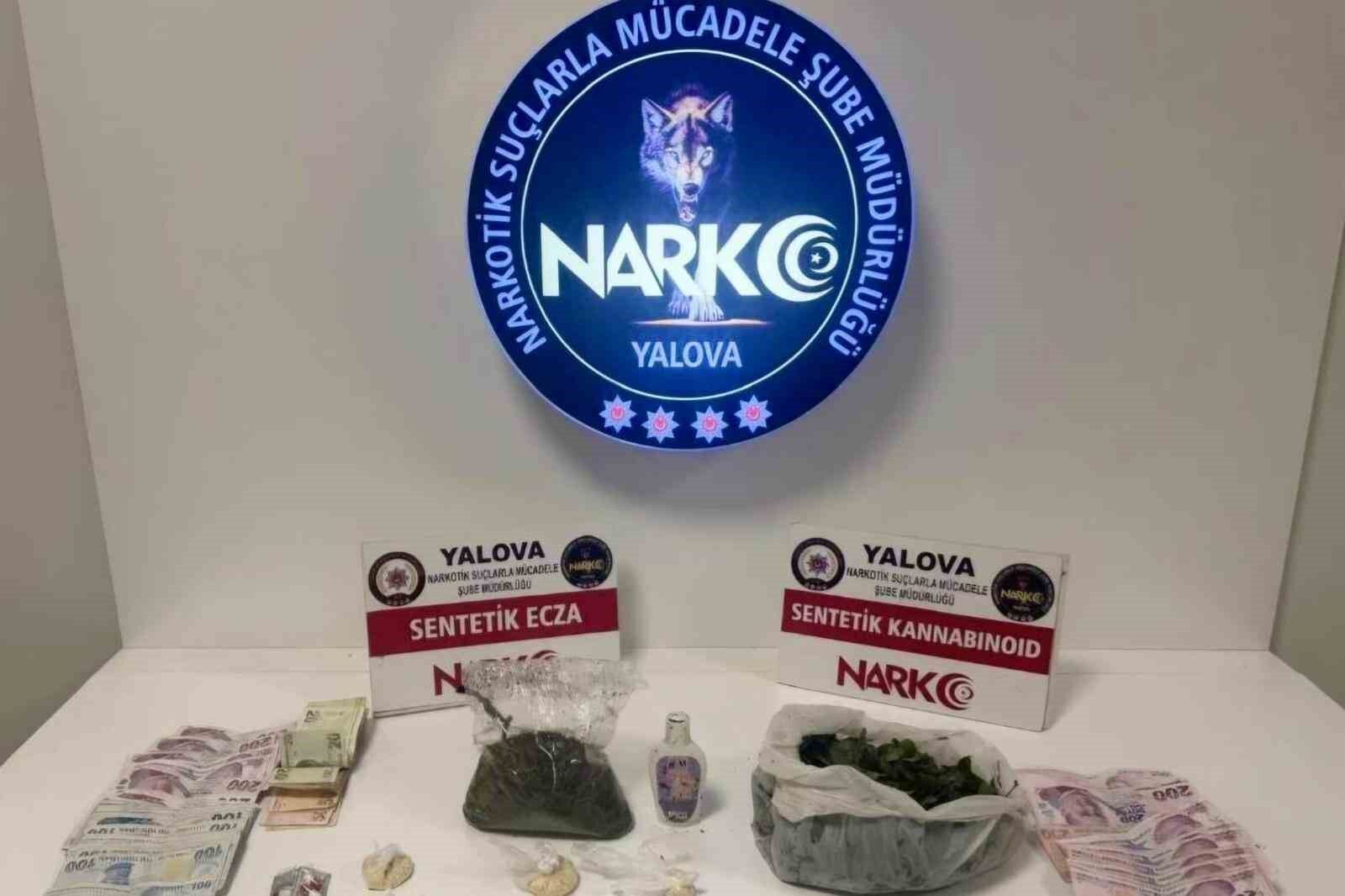 Yalova'da uyuşturucu operasyonu: 3 tutuklama
