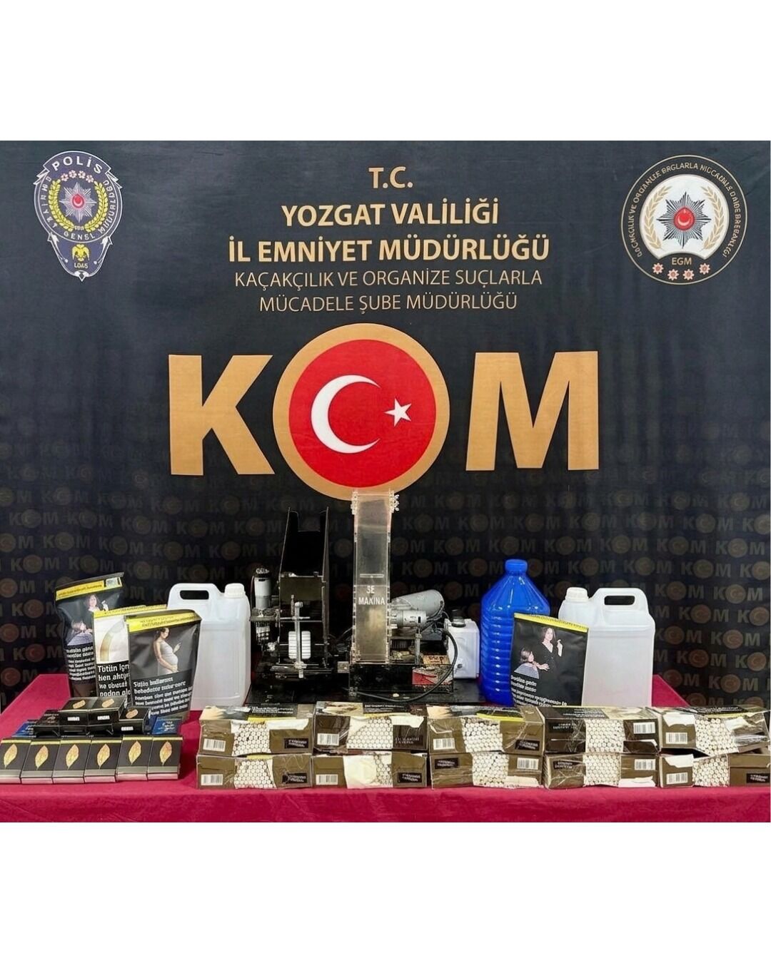 Yozgat'ta Kaçak Sigara Operasyonu 3 Gözaltı